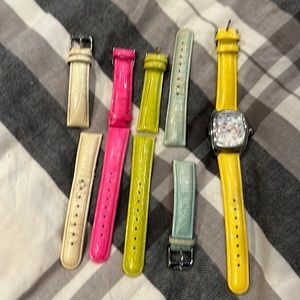 Invicta watch with changeable bands